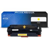 Toner kompatibel mit HP 415X (W2032X) - Gelb - Hohe Kapazität
