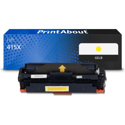 Toner kompatibel mit HP 415X (W2032X) - Gelb - Hohe Kapazität
