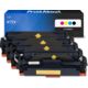 Toner kompatibel mit HP 415X (W2030/31/32/33X) - 4-farbig - Hohe Kapazität - Multipack