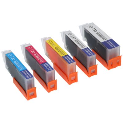 Druckerpatrone kompatibel mit Canon PGI-570 / CLI-571 PGBK/C/M/Y/BK - 5-farbig - Multipack