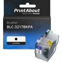 Druckerpatrone kompatibel mit Brother LC-3217BK - Schwarz - Extra Hoher Kapazität