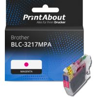 Druckerpatrone kompatibel mit Brother LC-3217M - Magenta - Extra Hoher Kapazität