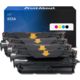 Toner kompatibel mit HP 655A (CF450A) - 4-farbig - Multipack