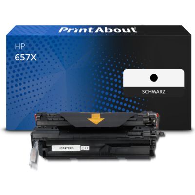 Toner kompatibel mit HP 657X (CF470X) - Schwarz - Hohe Kapazität