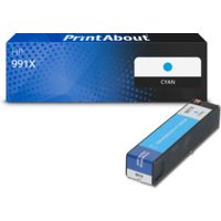 Druckerpatrone kompatibel mit HP 991X (M0J90AE) - Cyan - Hohe Kapazität