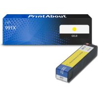 Druckerpatrone kompatibel mit HP 991X (M0J98AE) - Gelb - Hohe Kapazität