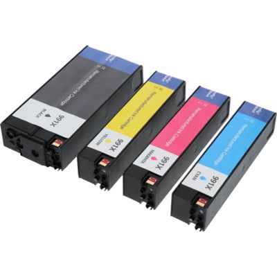 Druckerpatrone kompatibel mit HP 991X (M0K02AE + M0J90/94/98AE) - 4-farbig - Hohe Kapazität - Multipack