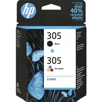HP 305 (6ZD17AE) - Schwarz + 3 Farben - Druckerpatrone - Multipack
