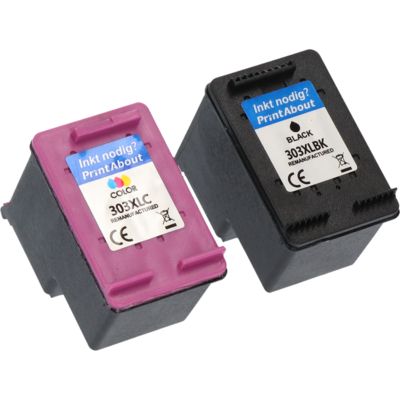 Druckerpatrone kompatibel mit HP 303 (3YM92AE) - Schwarz + 3 Farben