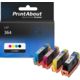 Druckerpatrone kompatibel mit HP 364 (N9J73AE) - 4-farbig - Multipack