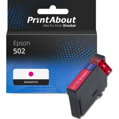Druckerpatrone kompatibel mit Epson 502 (C13T02V34010) - Magenta