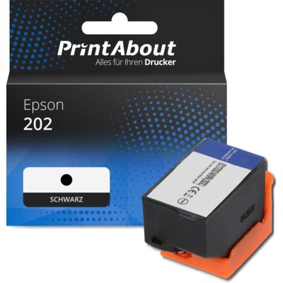 Druckerpatrone kompatibel mit Epson 202 (C13T02E14010) - Schwarz