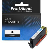 Druckerpatrone kompatibel mit Canon CLI-581BK - Schwarz