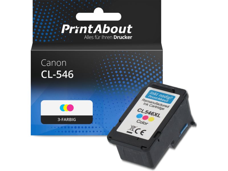 CL-546 XL Kompatible Druckerpatrone – Farbe, Ca. 300 Seiten, Für Canon PIXMA MG/TS/TR Serien