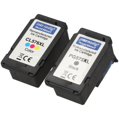 Druckerpatrone kompatibel mit Canon PG-545 / CL-546 - Schwarz + 3 Farben - Multipack