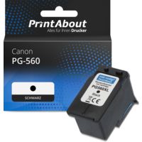 Druckerpatrone kompatibel mit Canon PG-560 - Schwarz