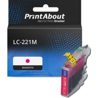 Druckerpatrone kompatibel mit Brother LC-221M - Magenta