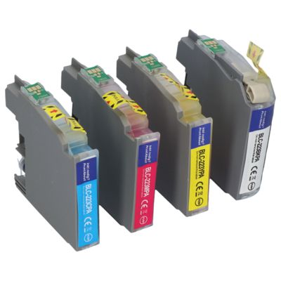 Druckerpatrone kompatibel mit Brother LC-221VALBP - 4-farbig - Multipack