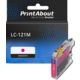Druckerpatrone kompatibel mit Brother LC-121M - Magenta