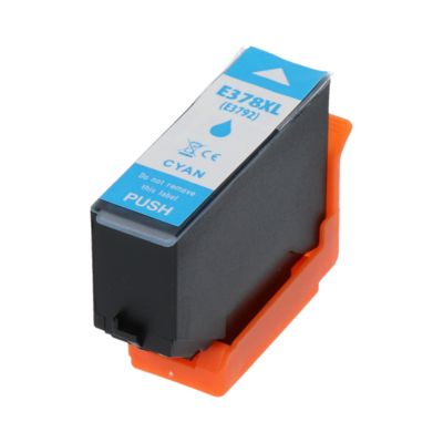 Druckerpatrone kompatibel mit Epson 378XL (C13T37924010) - Cyan - Hohe Kapazität