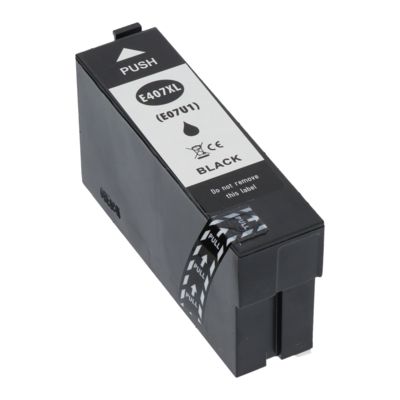 Druckerpatrone kompatibel mit Epson 407 (C13T07U1400) - Schwarz