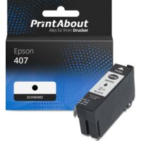 Druckerpatrone kompatibel mit Epson 407 (C13T07U1400) - Schwarz