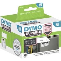 Dymo Durable 2112289 Etikett Schwarz auf Weiß (32 mm x 57 mm)