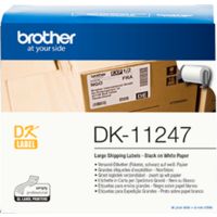 Brother DK-11247 - (103 mm x 164 mm) - Schwarz auf weiß - Etikett