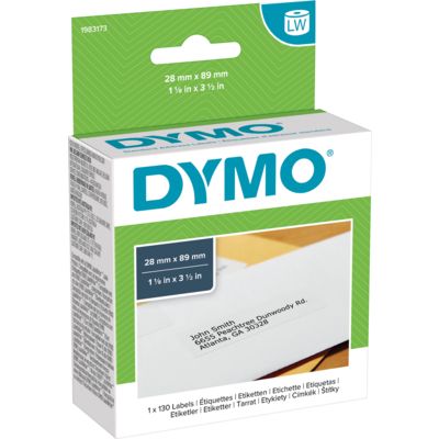 Dymo 1983173 - (28 mm x 89 mm) - Schwarz auf weiß - Etikett