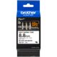 Brother HSe-221 - (8.8 mm) - Schwarz auf weiß - Tape