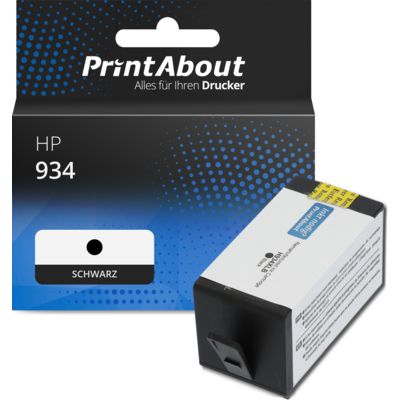 Druckerpatrone kompatibel mit HP 934 (C2P19AE) - Schwarz