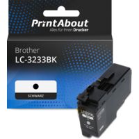 Druckerpatrone kompatibel mit Brother LC-3233BK - Schwarz