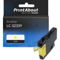 Druckerpatrone kompatibel mit Brother LC-3233Y - Gelb
