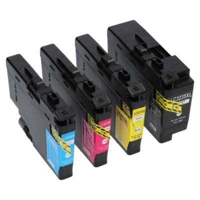 Druckerpatrone kompatibel mit Brother LC-3235XL - Schwarz + 3 Farben - Multipack