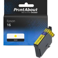 Druckerpatrone kompatibel mit Epson 16 (C13T16244012) - Gelb