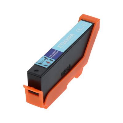 Druckerpatrone kompatibel mit Epson 24 (C13T24254012) - Hellcyan