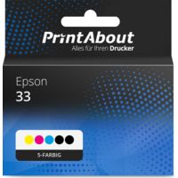 Druckerpatrone kompatibel mit Epson 33 (C13T33374012) - 5-farbig - Multipack