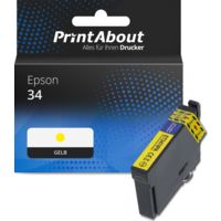 Druckerpatrone kompatibel mit Epson 34 (C13T34644010) - Gelb