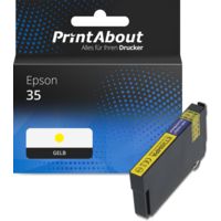 Druckerpatrone kompatibel mit Epson 35 (C13T35844010) - Gelb