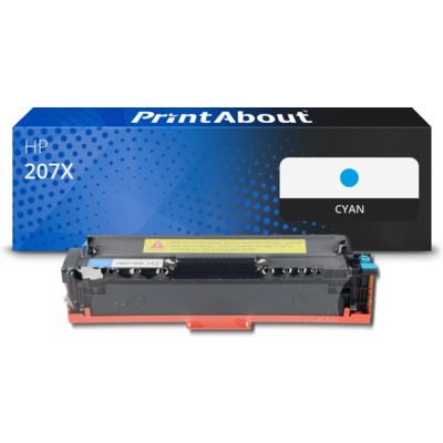 Toner kompatibel mit HP 207X (W2211X) - Cyan - Hohe Kapazität