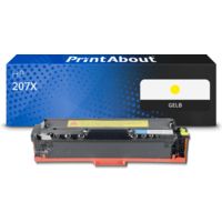 Toner kompatibel mit HP 207X (W2212X) - Gelb - Hohe Kapazität