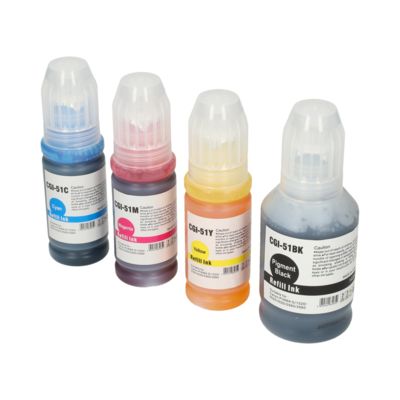 Druckerpatrone kompatibel mit Canon GI-51PGBK/C/M/Y - 4-farbig - Multipack
