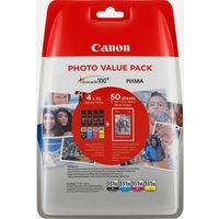 Canon CLI-551XL C/M/Y/BK Photo pack - 4-farbig - Druckerpatrone - Hohe Kapazität - Multipack