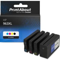 Druckerpatrone kompatibel mit HP 963XL (6ZC70AE) - 4-farbig - Hohe Kapazität - Multipack