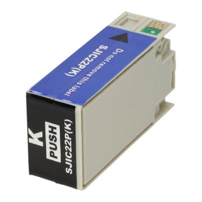 Druckerpatrone kompatibel mit Epson SJIC22P(K) - Schwarz