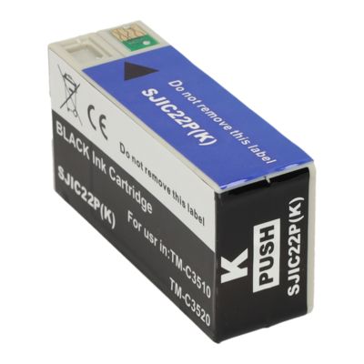 Druckerpatrone kompatibel mit Epson SJIC22P(K) - Schwarz