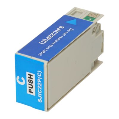Druckerpatrone kompatibel mit Epson SJIC22P(C) - Cyan