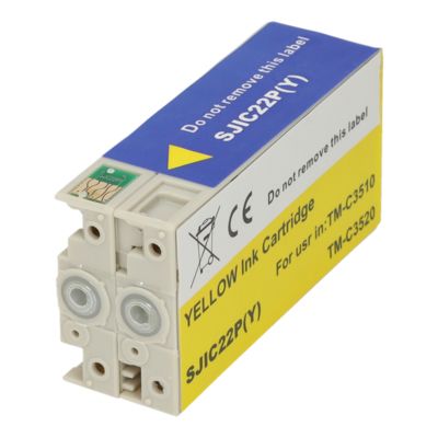 Druckerpatrone kompatibel mit Epson SJIC22P(Y) - Gelb