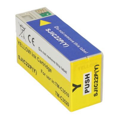 Druckerpatrone kompatibel mit Epson SJIC22P(Y) - Gelb
