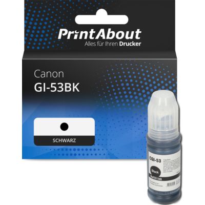 Druckerpatrone kompatibel mit Canon GI-53BK - Schwarz